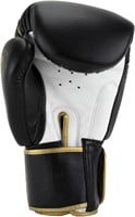 Super Pro Combat Gear Warrior SE Lederen (Kick)Bokshandschoenen - Zwart/Goud/Wit-3