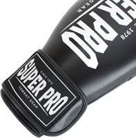 Super Pro Combat Gear Champ (Kick)Bokshandschoenen - Zwart/Wit