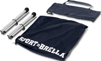 Sport-Brella Solbreeze Zonnescherm - Open Strandtent - Blauw-3