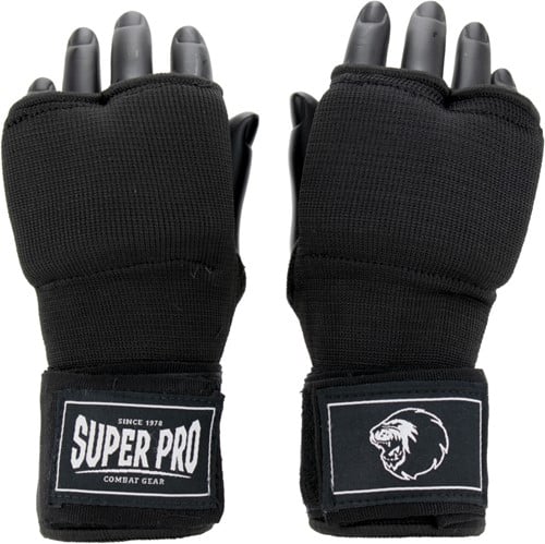 Super Pro Combat Gear Foam Binnenhandschoenen - Zwart/Wit-2