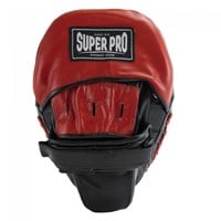 Super Pro Light Weight Gebogen Hook and Jab PU Handpads-3