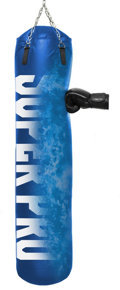 Super Pro Water-Air Punchbag Home - Bokszak - Blauw - 150 cm