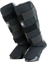 Super Pro Combat Gear Savior Scheenbeschermers - Zwart/Wit - L