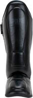 Super Pro Combat Gear Guardian Lederen Scheenbeschermers - Zwart-2