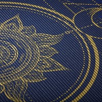 Gaiam Reversible Yoga Mat - 6 mm - Sun & Moon