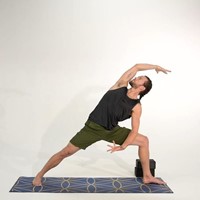 Gaiam Reversible Yoga Mat - 6 mm - Sun & Moon