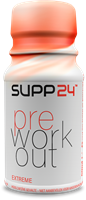 SUPP24 Pre Work Out Extreme - 12 x 60 ml - Cola