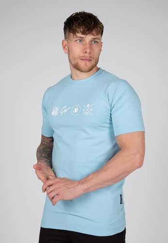 Gorilla Wear Swanton T-Shirt - Blauw - S