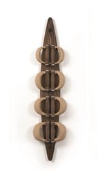 Nohrd Swing Bell Board Set - Walnoot - 2-4-6-8 kg
