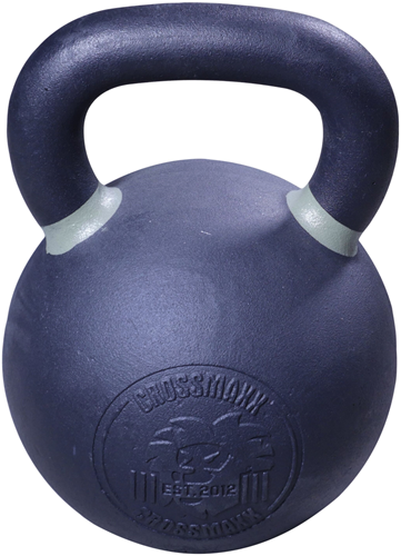 Lifemaxx Crossmaxx Kettlebell - Gietijzer met Poedercoating - 36 kg