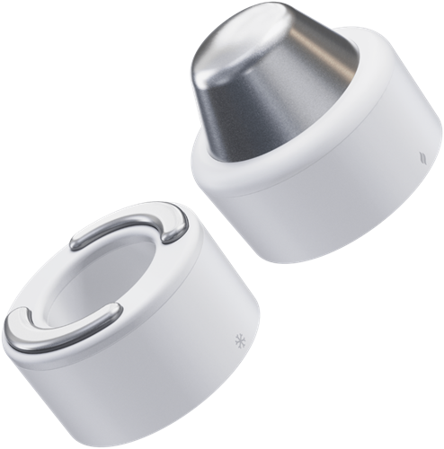 Therabody TheraFace Hot & Cold Rings - Wit