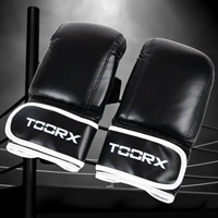 Toorx bokshandschoen met achtergrond