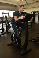 ergometer in actie