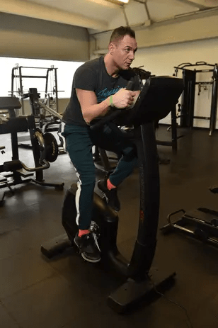 ergometer in actie