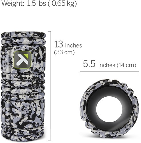 Triggerpoint Foam Roller The Grid 1.0 - Grijs Camo-3