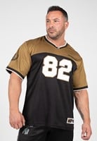 Gorilla Wear Trenton Football Jersey - Zwart/Goud - S