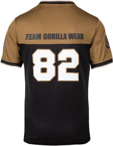 Trenton Football Jersey - Zwart/Goud