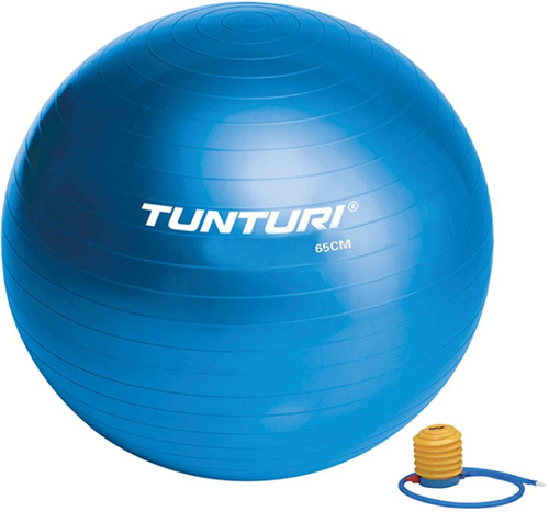 Tunturi Fitnessbal Gymbal Blauw - 65 cm