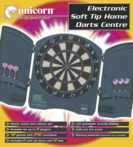 Unicorn Elektronisch Dartbord - 6 darts met 12 Soft Tips-2