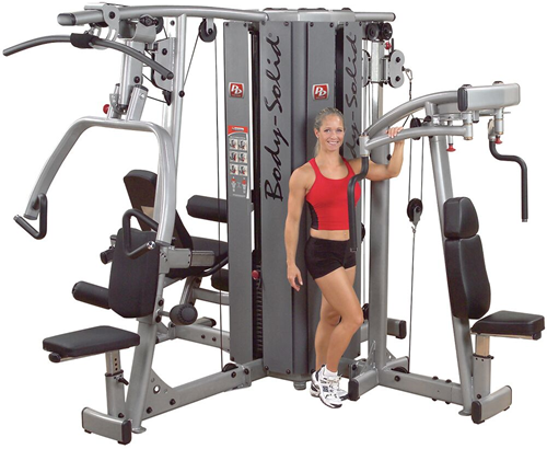 Body-Solid DGym Pro Dual 4-Stack Gym Frame