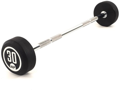 Muscle Power Vaste Halterstang Rubber - 30 kg