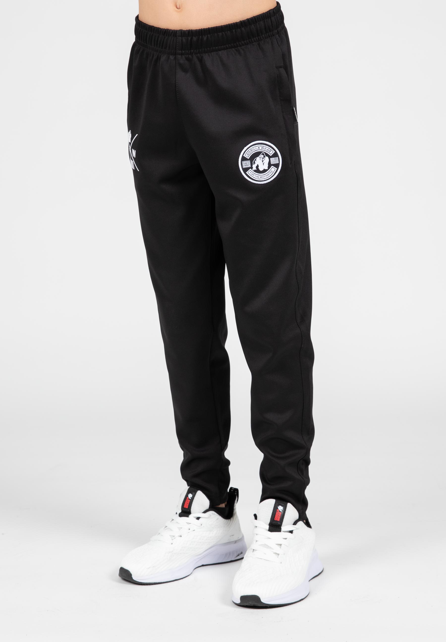 Gorilla Wear Augustine Old School Trainingsbroek - Zwart / Rood - 2XL