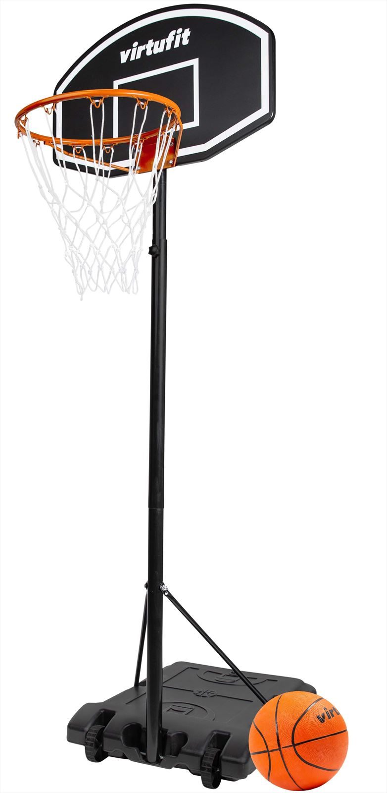 Nauwkeurigheid Overwinnen Plak opnieuw VirtuFit Verstelbare Basketbalpaal - 170 tot 215 cm | Fitwinkel.nl