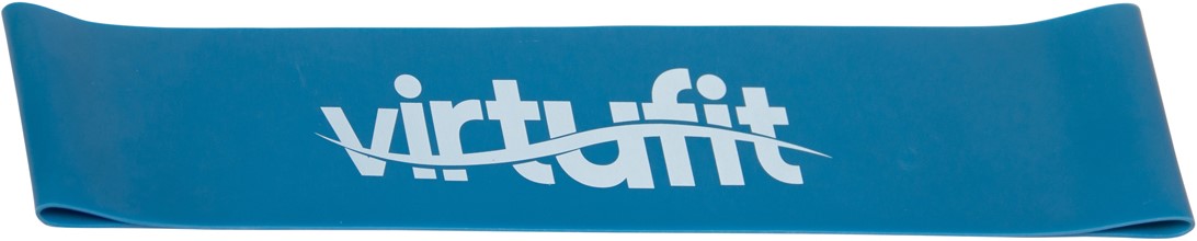 VirtuFit Mini Band - Weerstandsband - Fitness Elastiek - Sterk - Blauw