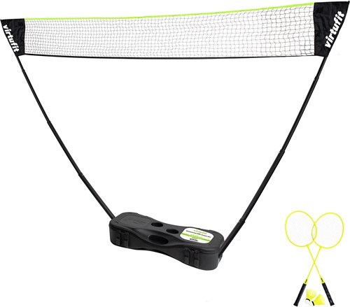 VirtuFit 2-in-1 Portable Badminton- en Tennis Set - Inclusief koffer en rackets - Tweedekans