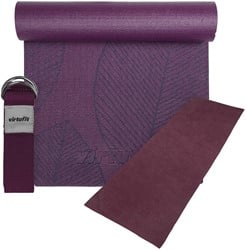 VirtuFit Premium Yoga Kit - 3-Delig - Mulberry