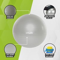 VirtuFit Anti-Burst Fitnessbal Pro - Gymbal - Swiss Ball - met Pomp - Grijs - 65 cm-2