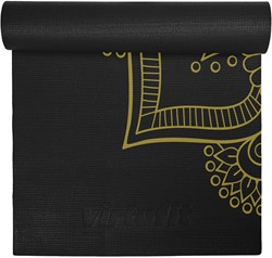 Fitwinkel.nl VirtuFit Premium Yogamat - 183 x 61 x 0.4 cm - Onyx Black Mandala aanbieding