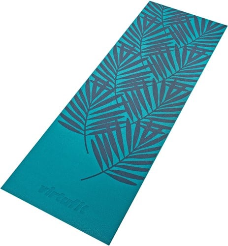 VirtuFit Premium Yogamat - 183 x 61 x 0,4 cm - Ocean Green Forest