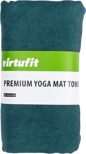 VirtuFit Premium Yogamat Handdoek - 183 x 61 cm - Ocean Green-2
