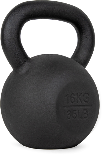 VirtuFit Kettlebell Pro - Kettle Bell - Gietijzer - 16 kg