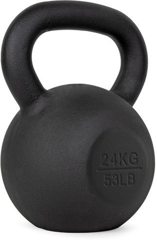 VirtuFit Kettlebell Pro - Kettle Bell - Gietijzer - 24 kg