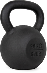 VirtuFit Kettlebell Pro - Gietijzer - 28 kg - Tweedekans