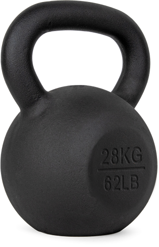 VirtuFit Kettlebell Pro - Kettle Bell - Gietijzer - 28 kg