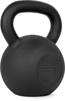 VirtuFit Kettlebell Pro - Kettle Bell - Gietijzer - 32 kg