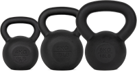 VirtuFit Kettlebell Set Gietijzer 4-6-8 kg