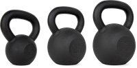VirtuFit Kettlebell Set Gietijzer 8-10-12 kg-2
