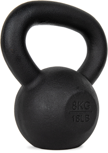 VirtuFit Kettlebell Pro - Kettle Bell - Gietijzer - 8 kg