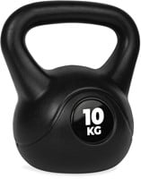 VirtuFit PVC Kettlebell - 10 kg - Zwart-2