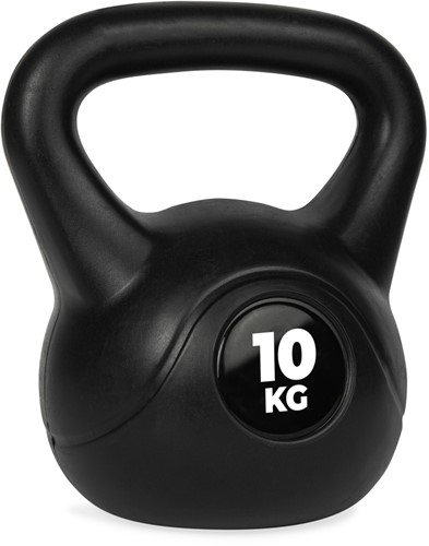 VirtuFit PVC Kettlebell - 10 kg - Zwart-2