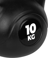VirtuFit PVC Kettlebell - 10 kg - Zwart-3