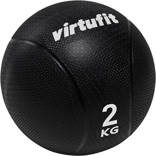 VirtuFit Medicijnbal Pro - Medicine Ball - 2 kg - Rubber - Zwart-2