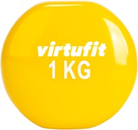 VirtuFit Vinyl Dumbbell Pro - 1 kg - Geel-3