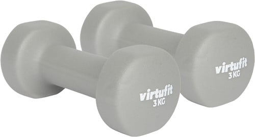 VirtuFit Vinyl Dumbbell Set Pro - 2 x 3 kg