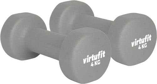 VirtuFit Vinyl Dumbbell Set Pro - 2 x 4 kg