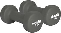 VirtuFit Vinyl Dumbbell Set Pro - 2 x 5 kg